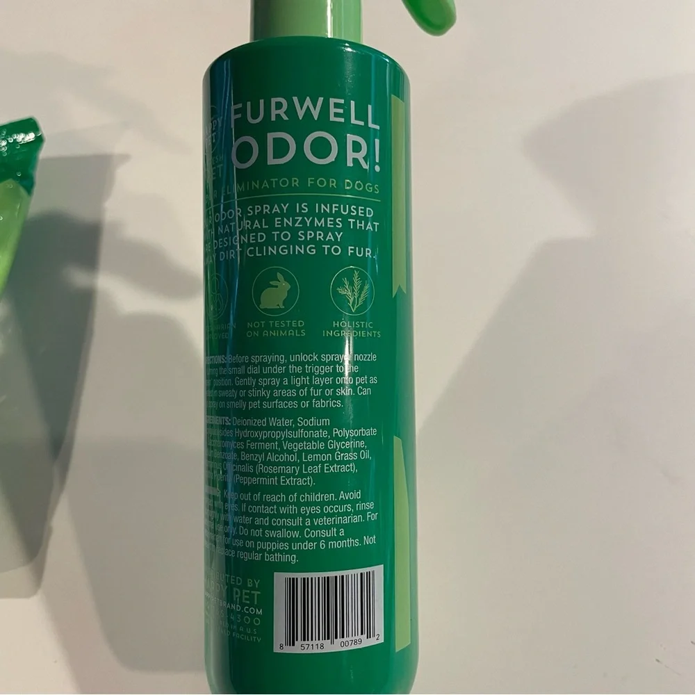 Happy Pet Furwell Odor! Deodorizing Spray & Wipes No Rinse For Dogs